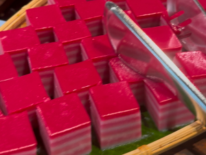 Kuih Lapis at the Kembara Cita Rasa Nusantara buffet, Charcoal, The Saujana Hotel Kuala Lumpur, Malaysia. | Photo by The Saujana Hotel / NHA File Photo