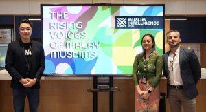 From left: Kenni Loh, CEO; Farhanim Abdul Manan, Associate Planning Director; and Filipe Lampreia, Chief Strategic Officer, officially launching “The Rising Voices of the Malay Muslims” report, now fully available as of 16 January 2025. | Photo by VML Malaysia / NHA File Photo