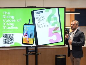 Filipe Lampreia, Chief Strategic Officer at VML Malaysia, presenting 'The Rising Voices of Malay Muslims' report, now fully available, showcasing data-driven insights into how Malay Muslim consumers are shaping cultural and consumer narratives for 2025. 16 January 2025. | Photo by VML Malaysia / NHA File Photo