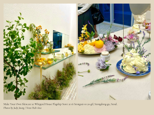 Make Your Own Skincare at Whipped House Flagship Store at 16 Seongsui-ro 20-gil, Seongdong-gu, Seoul, Korea. | Photos by Judy Joung / News Hub Asia