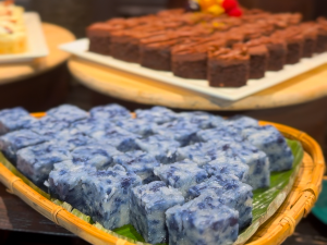 Pulut Tai Tai and other desserts at the Kembara Cita Rasa Nusantara buffet, Charcoal, The Saujana Hotel Kuala Lumpur, Malaysia. | Photo by The Saujana Hotel / NHA File Photo