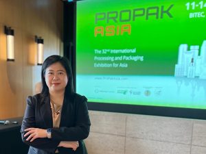 Kotchasorn Tocharoentanapol, deputy event director for ProPak Asia, Informa Markets at the roadshow held in The RuMa Hotel and Residences, Kuala Lumpur, Malaysia. 22 April 2025 | Photo by Informa Markets / NHA File Photo