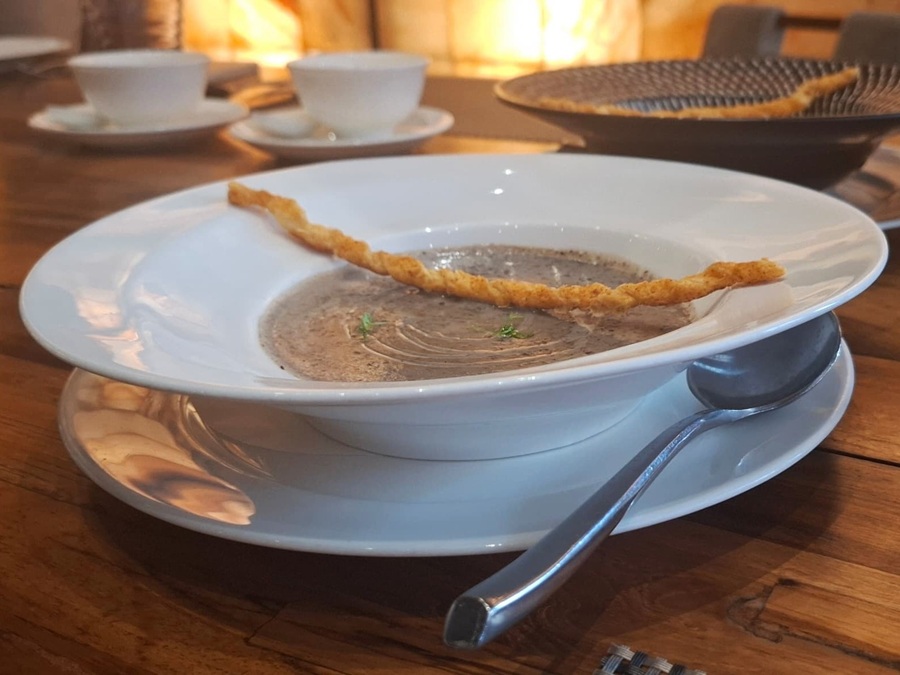A good mushroom soup is not easy to achieve. This one hits the mark. | Rock Salt Restaurant, Hartamas Shopping Centre, Kuala Lumpur, Malaysia. | Photo by News Hub Asia