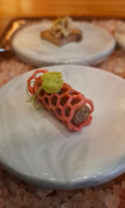 A web of intrigue, a must-try starter that not only looks good but tastes great. | Rock Salt Restaurant, Hartamas Shopping Centre, Kuala Lumpur, Malaysia. | Photo by News Hub Asia
