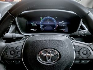 The interior of the Toyota Corolla Altis 1.8G. | Photo by Harry Zain / News Hub Asia