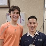 Saif Nordin enjoying a light moment with Dry Needling expert Ian the Chiro