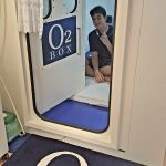 Saif Nordin getting a HBOT treatment at Japan Healing in Plaza Damas