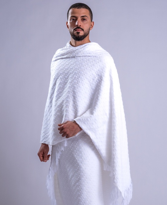 The Coolest Ihram — a world’s first high-tech version of the traditional pilgrimage garment, developed by Saudia with Landor and brrr® and introduced at World Creativity and Innovation Day. | Photo by Saudia / NHA File Photo