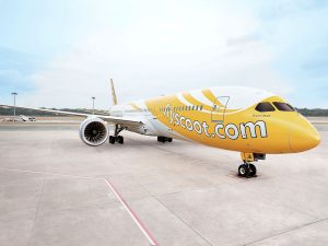 Scoot's Dream Start aircraft, the Boeing 787 Dreamliner. | Photo by Scoot / NHA File Photo