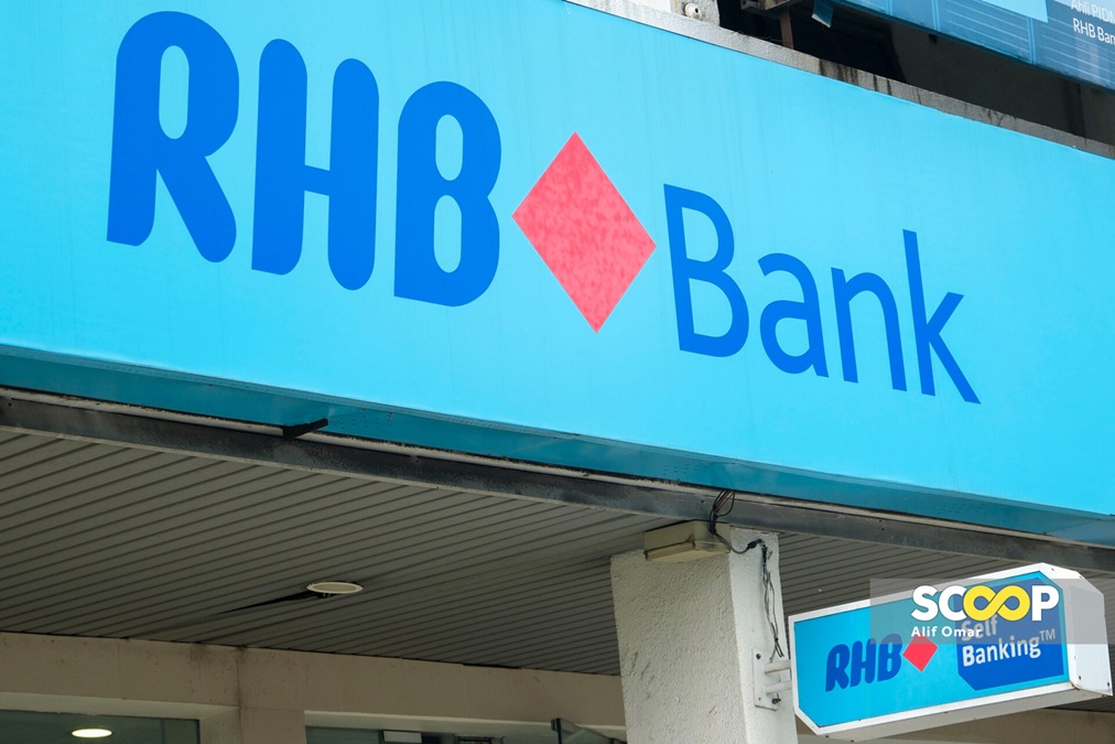RHB Bank signage in Malaysia. | Photo by Alif Omar / Scoop.my / NHA File Photo