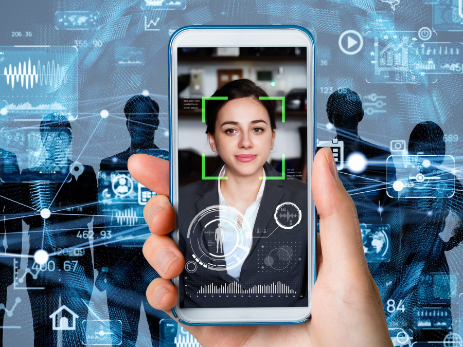 Authentication by facial recognition concept, biometric, security system. | Photo for illustrative purposes only. | Photo by metamorworks from Getty Images (via Canva Pro) / NHA File Photo