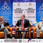 Nordin Abdullah speaking at a cooperative conference in Malaysia during the ASEAN 2025 (1)