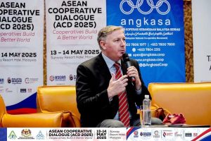 Nordin Abdullah speaking as a panelist at the ASEAN Cooperative Dialog | Photo provided by ANGKASA / NHA File