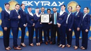 Saudia named “Best Airline Staff Service” at the 2025 Skytrax Awards, climbs to 17th place in global ranking. | Photo by Saudia / NHA File Photo