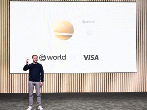 Tiago Sada, chief product officer at Tools for Humanity, at the "At Last" event in San Francisco, USA, this year. | Photo by World / NHA File Photo