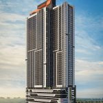 A bold and modern façade that reflects the energy of a rising city, where architectural lines meet futuristic design at Gen