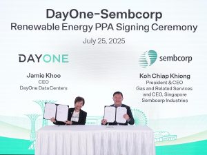 DayOne signed a Power Purchase Agreement (PPA) with Sembcorp Power Pte Ltd. | Singapore, 25 July 2025. | Photo by DayOne / NHA File Photo