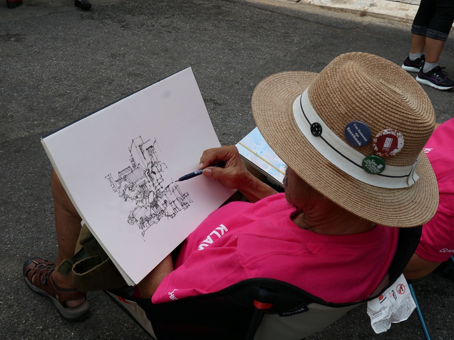 During the kick-off, there were captivating live sketching sessions by KL Urban Sketchers, as they brought the essence of the city to life. Selected artworks will soon be on display at ARCHIDEX @ KLCC from 23-26 July. | Kuala Lumpur, Malaysia. 20 July 2025 | Photo by Archidex 2025 / NHA File Photo