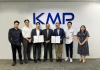 From the left: Jake Tay: Manager, Edvance, Shawn Yip: Vice President, Edvance, Razin Rozman: CEO, Edvance, Datuk Seri Dr. Mohd Azhar bin Hj Yahaya: Chairman, KMP, Yarham Yunus, CEO, KMP,  Lim Shi Yuan: Assistant Manager Investment, KMP, Lee Hui-Ni: Chief Investment Officer, KMP. | Kuala Lumpur, Malaysia. 11 July 2025. | Photo by KMP / NHA File Photo