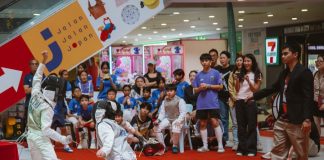 Fencers in action during a bout at the Negeri Sembilan Youth Challenge (NSYC), which was held in Centerpoint Seremban in Negeri Sembilan, Malaysia. 21-23 June 2025. | Photo by Negeri Sembilan Fencing Association / NHA File Photo