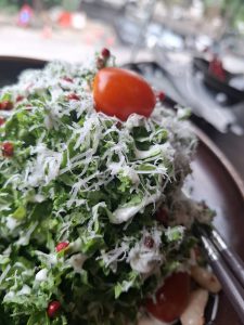 Fresh kale was lightly dressed, yielding a dish that was soft, airy, and refreshing | Photo by News Hub Asia / NHA File Photo