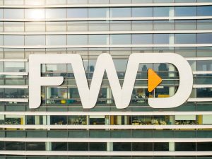 FWD signage on building. | Photo courtesy of FWD Group Holdings Limited / NHA File Photo
