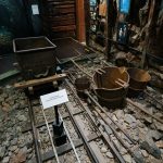 Gerobok batu (overhead loader – rocker) at Sungai Lembing Museum