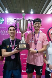 The Champions at Solarvest Pickleball Cup 2025, which was held on 2-3 August 2025 at Picklefy in Shah Alam, Selangor, Malaysia. | Photo by Solarvest / NHA File Photo