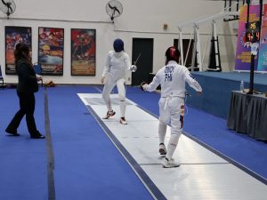 Epee fencers from Kazakhstan and Philippines competing in Kuala Lumpur at the Asian U23 Fencing Championship 2025. | Kuala Lumpur, Malaysia. 22-26 October 2025 | Photo by Fencing Confederation of Asia (FCA) / NHA File Photo
