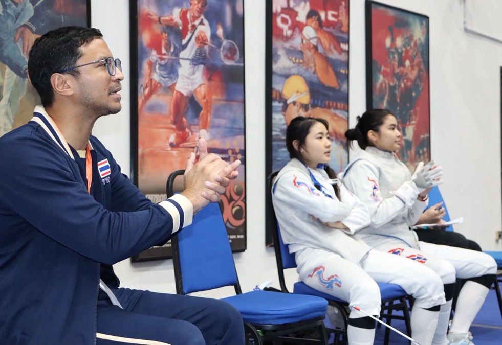Kazakhstan's women's foilists at the Asian U23 Fencing Championship 2025 in Kuala Lumpur. | Kuala Lumpur, Malaysia. 22-26 October 2025 | Photo by Fencing Confederation of Asia (FCA) / NHA File Photo