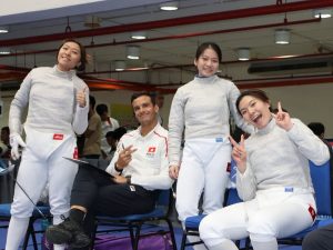 Hong Kong sabreurs at the Asian U23 Fencing Championship 2025 in Kuala Lumpur. | Kuala Lumpur, Malaysia. 22-26 October 2025 | Photo by Fencing Confederation of Asia (FCA) / NHA File Photo