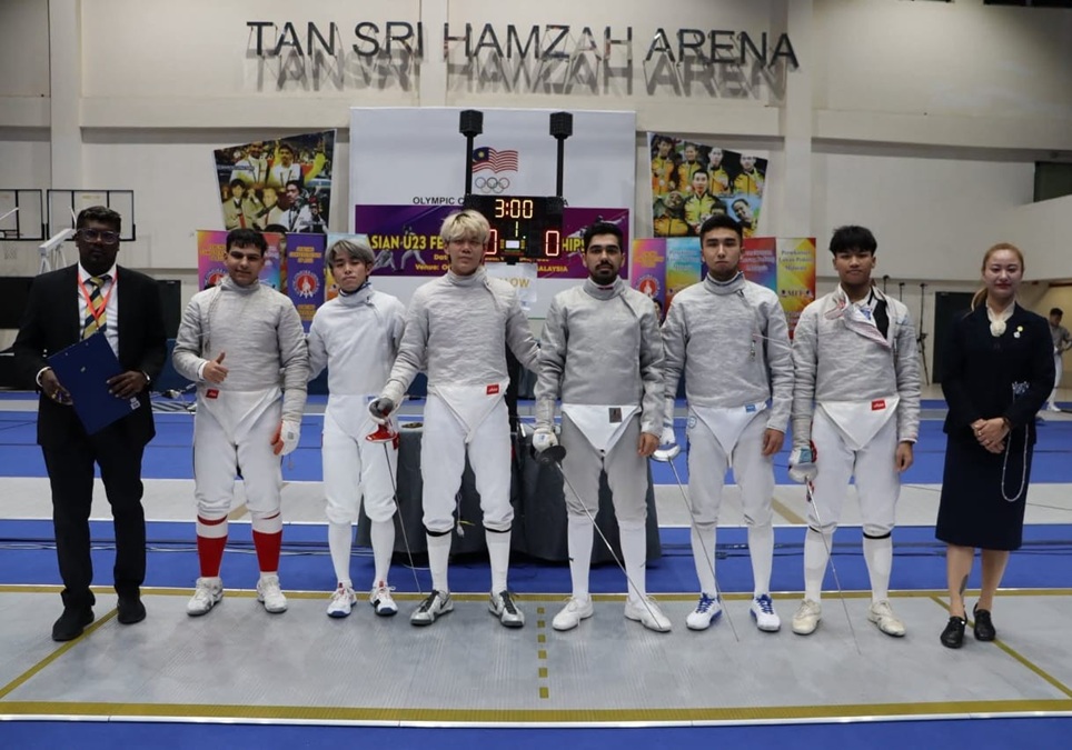High-speed and electrifying action marked the second day of the Asian U23 Fencing Championships in Kuala Lumpur. Asia’s top young sabreurs showcased incredible reflexes, power, and precision as they fought their way toward the podium. | Kuala Lumpur, Malaysia. 22-26 October 2025 | Photo by Fencing Confederation of Asia (FCA) / NHA File Photo