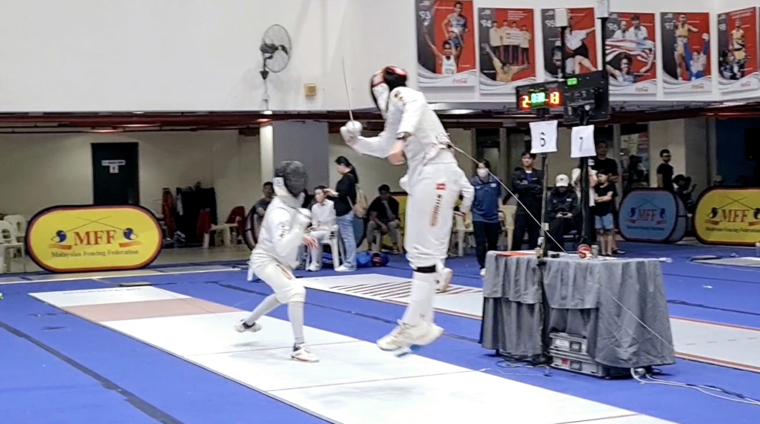 Saif Nordin "mid air" at the 4th MFF International Minime brining on his way to the gold medal for Malaysia : Source - News Hub Asia