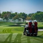 Golfers in a buggy at Ba Na Hills Golf Club_r