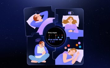 A poster released by Samsung on World Sleep Day 2026 showing different sleep stages with illustrations depicting disturbed sleep. | Source: Samsung / NHA File Photo
