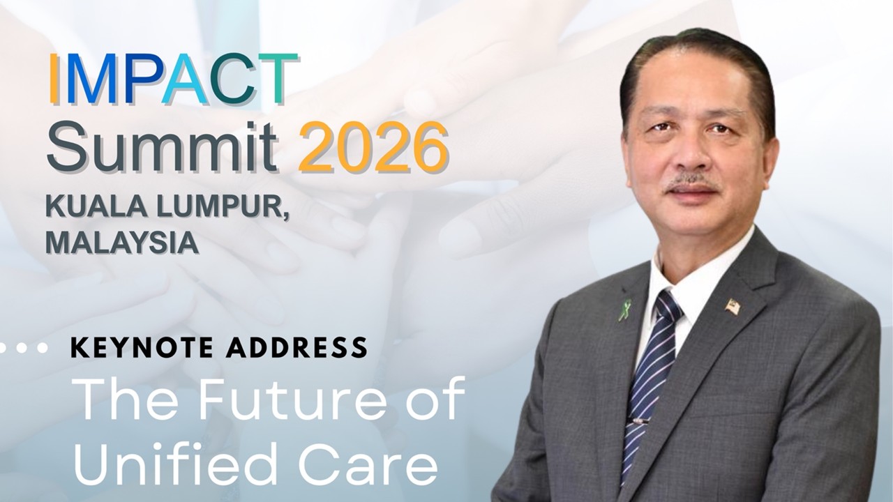 Tan Sri Dato’ Seri Dr. Noor Hisham Adbullah will deliver the keynote address on “The Future of Unified Care” at IMPACT Summit 2026 on 6 April.