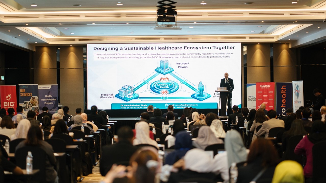 Dr. Harshindeerjeet Singh (Head of Managed Care Organisation & Private Hospitals Fee Sector, Ministry of Health Malaysia) delivering an insightful session on “MOH 13th Schedule Explained: What Healthcare Stakeholders Need to Know,” sparking strong interest and active engagement from both payors and provider groups. Source: Press Release – IMPACT Summit 2026
