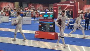 Fencing in the Shanghai Grand Prix 2026. Source: News Hub Asia file photo